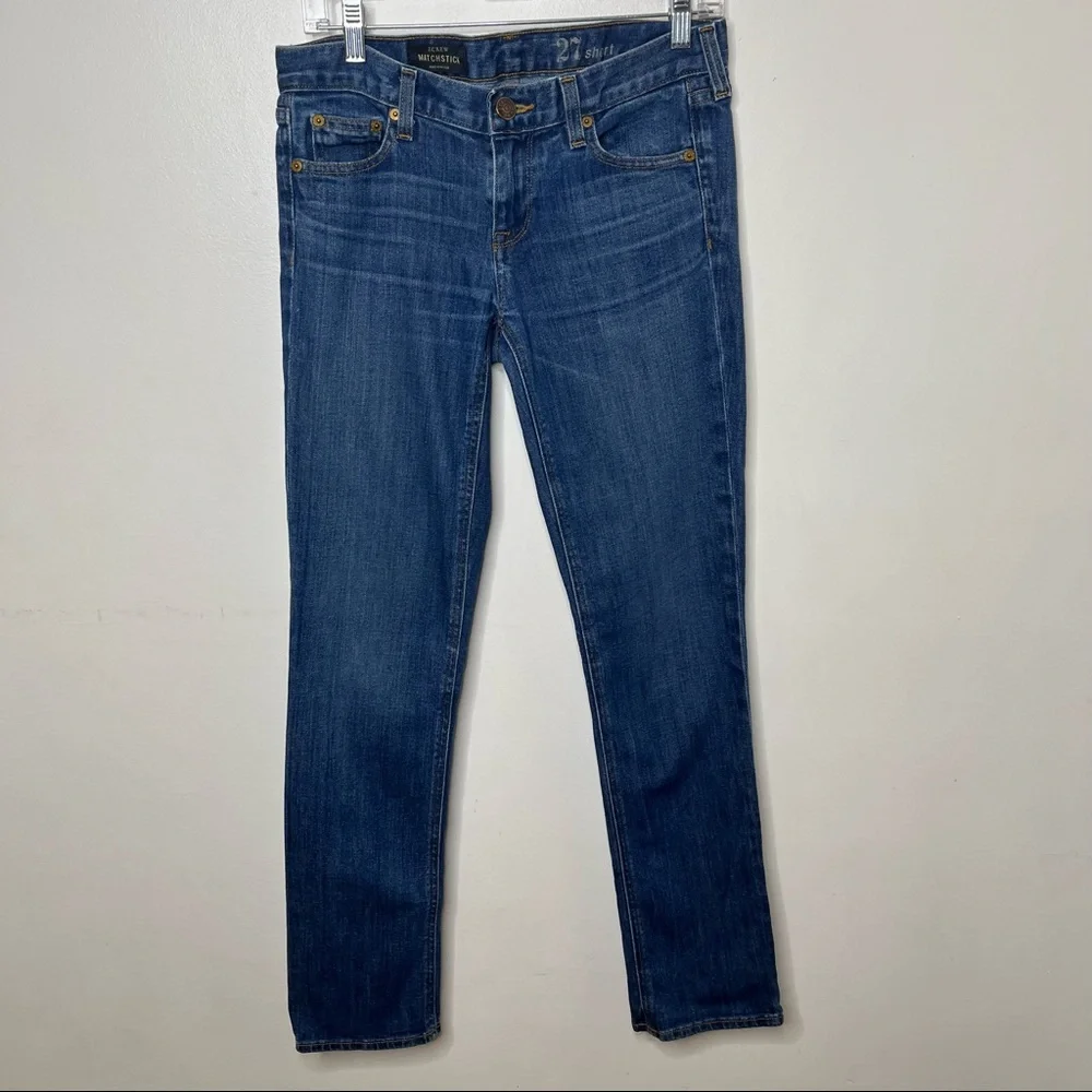 J.CREW Matchstick Dark Wash Jeans